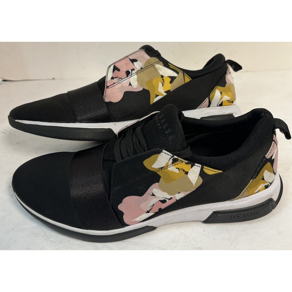 Ted Baker London Cepap Floral Print Shoes Sneakers Womens EU 40.5‎ US 9.5